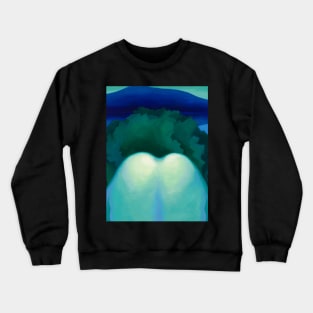 High Resolution Series 1 Number 10 by Georgia O'Keeffe Crewneck Sweatshirt